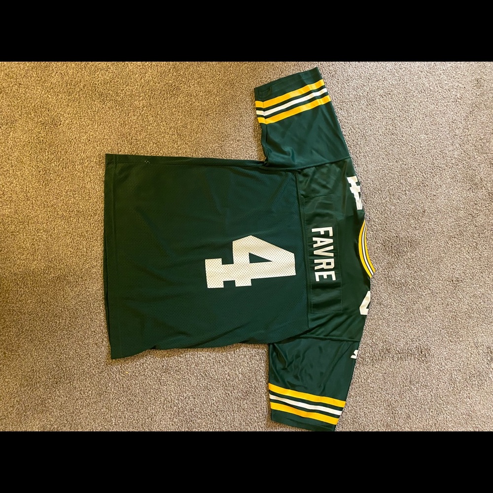 Brett Favre Starter Green Bay Packers #4 Size Large 48 Jersey NFL Vintage